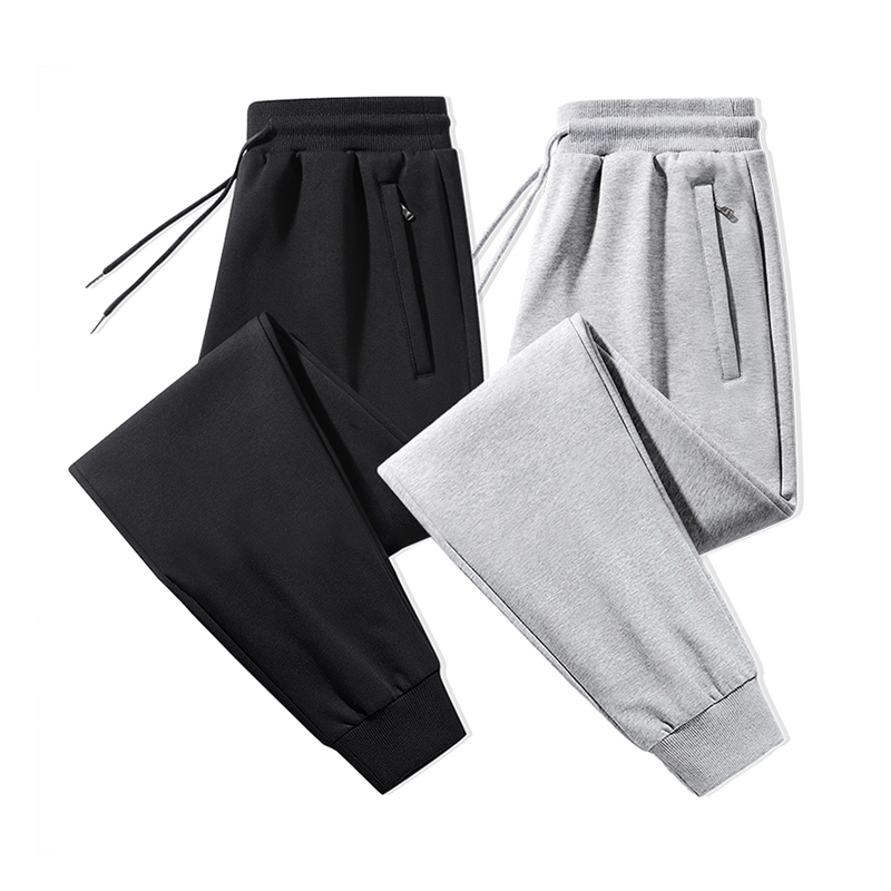 915春秋长裤 70棉25聚酯纤维5氨纶 黑/灰 L-5XL