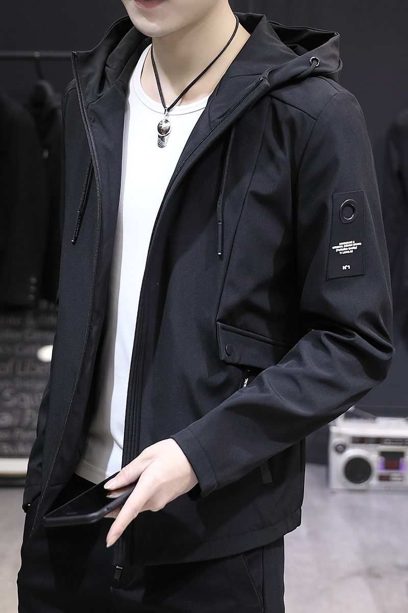 1333夹克 95聚酯纤维5氨纶 黑/军绿/灰 M-4XL