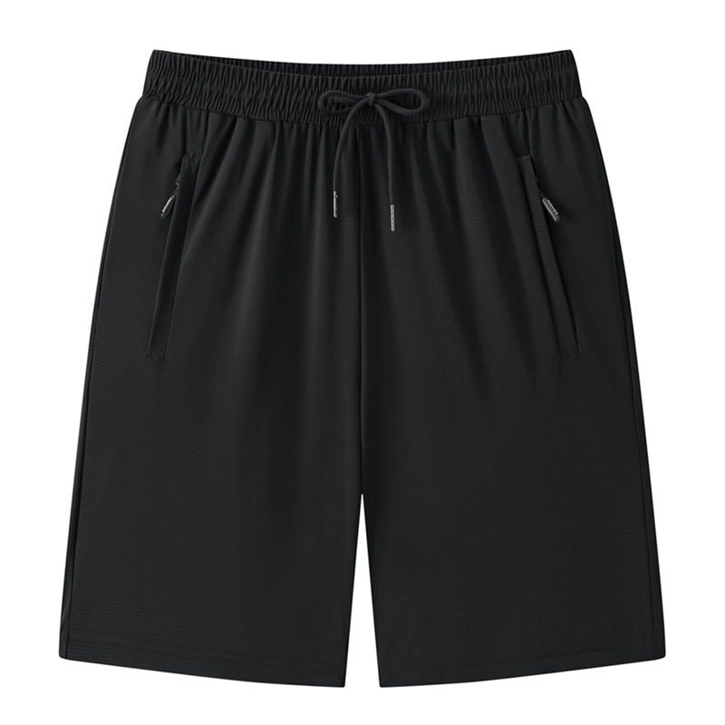 Q5166冰丝短裤 79.7锦纶20.3氨纶 黑/深灰/军绿/卡其 L-8XL